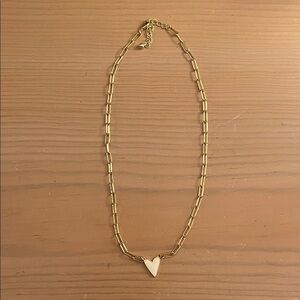Uncommon James White Heart Necklace